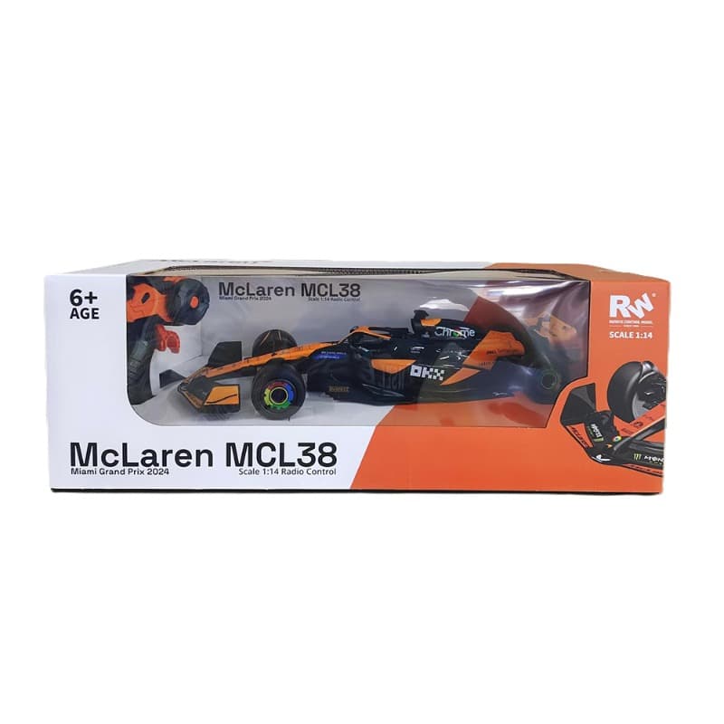 سيارة ماكلارين MCL38 فورمولا 1 بمقياس 1:14 للتحكم عن بعد