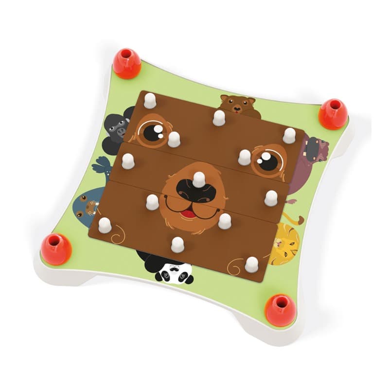 Quercetti Guess the Animal Face Puzzle Playset thumbnail 3
