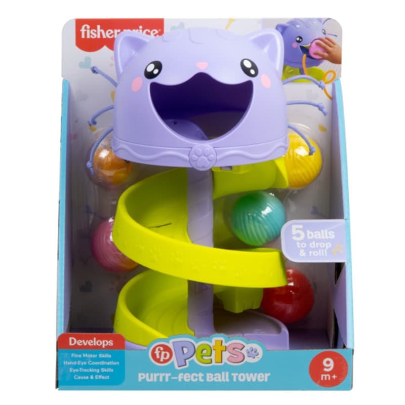 Fisher Price Purrr fect Ball Tower Activity Center thumbnail 3