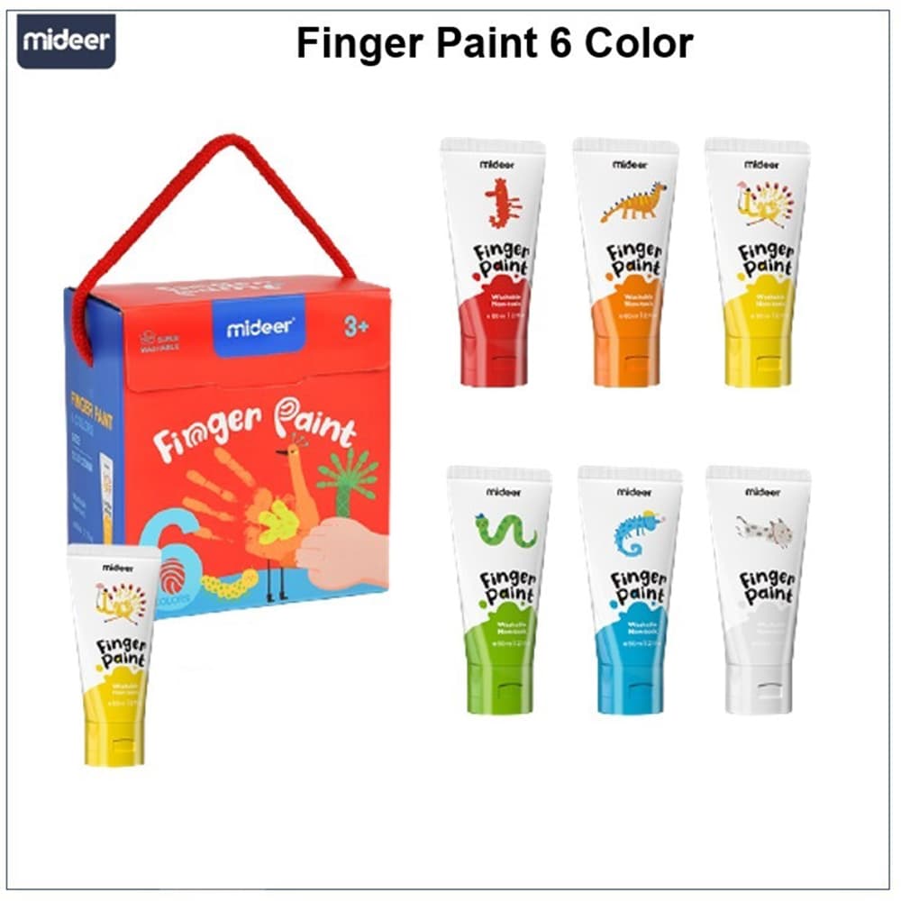 Mideer - Finger Paint Set 6 Colors