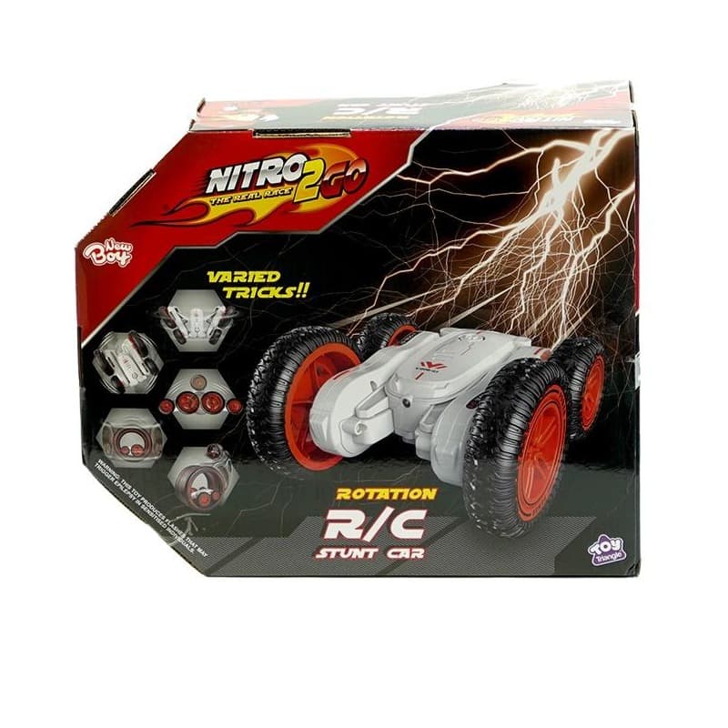 New Boy RC Rotation Stunt Car - Orange thumbnail 3