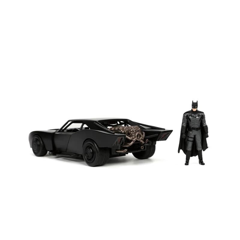 Jada The Batman Action Figure with Batmobile 1 24 thumbnail 3