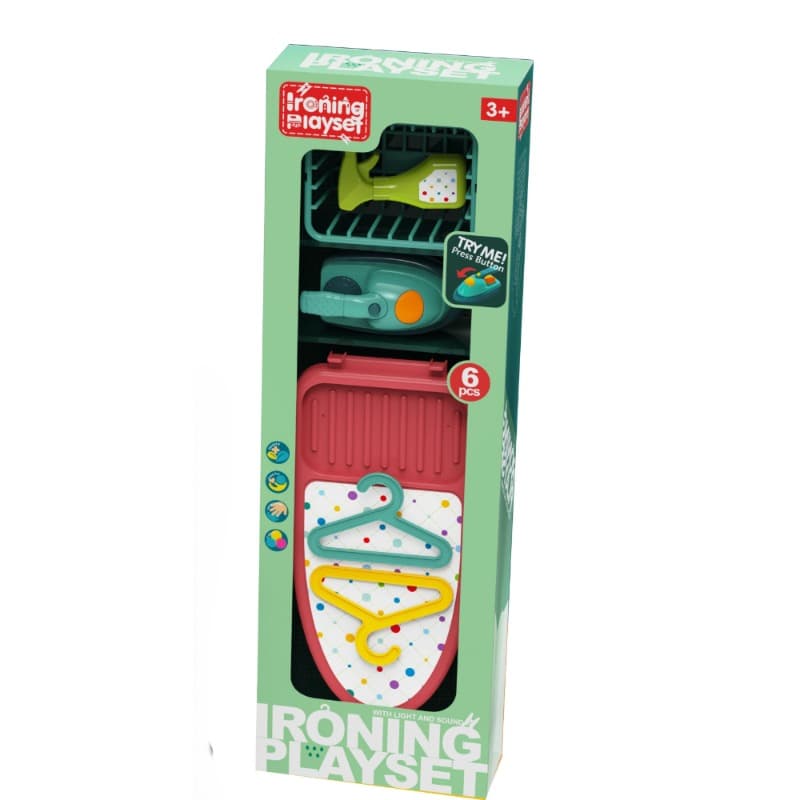 B/O Ironing Board Set (Iron + Basket) with Charger