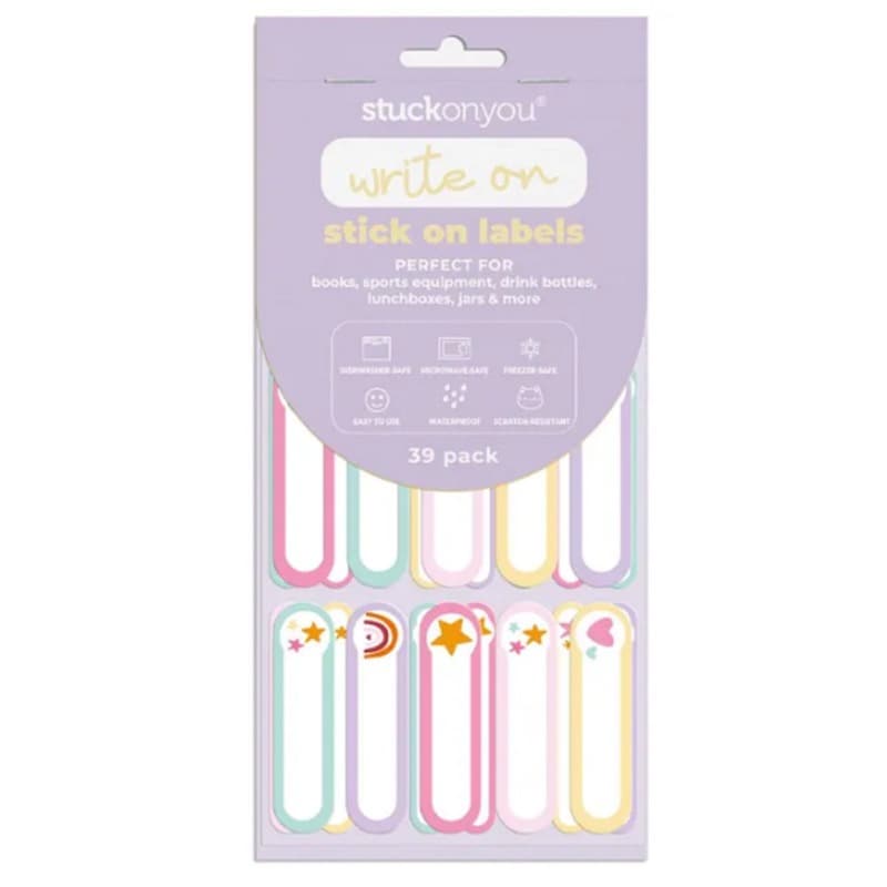 Stuck On You Stick On Pastel Labels