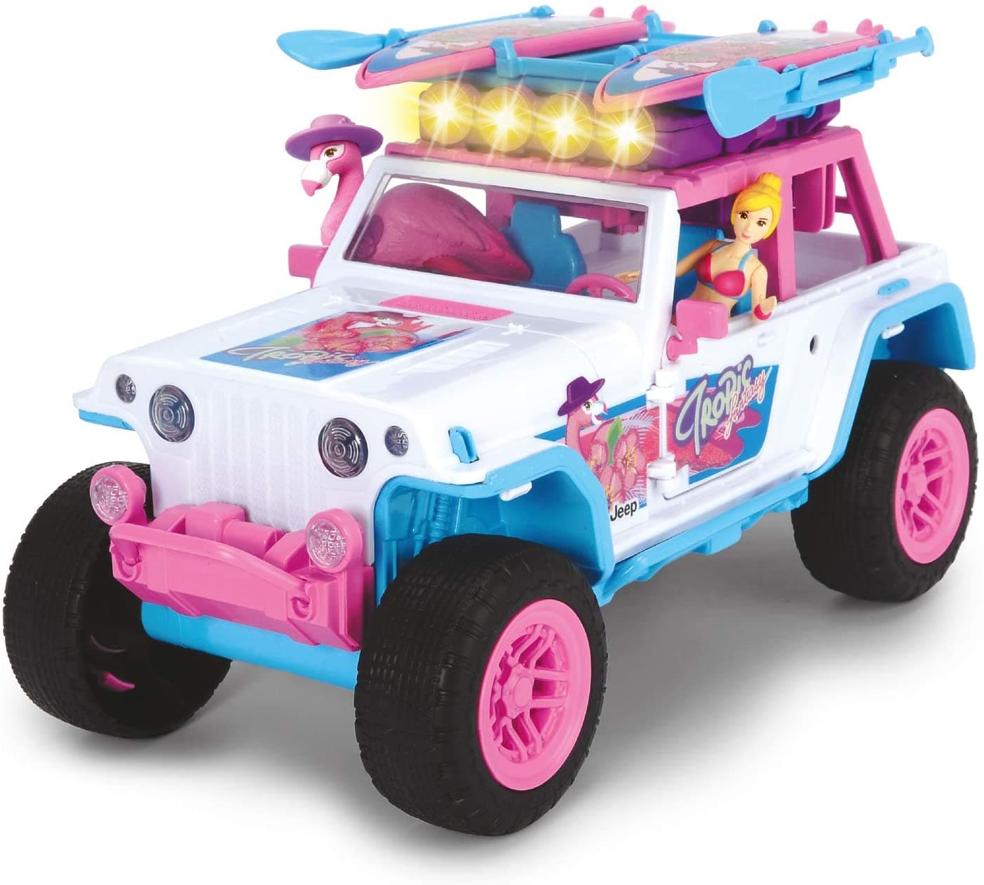 Dickie Toys Pink Drivez Jeep Road Vehicle thumbnail 2