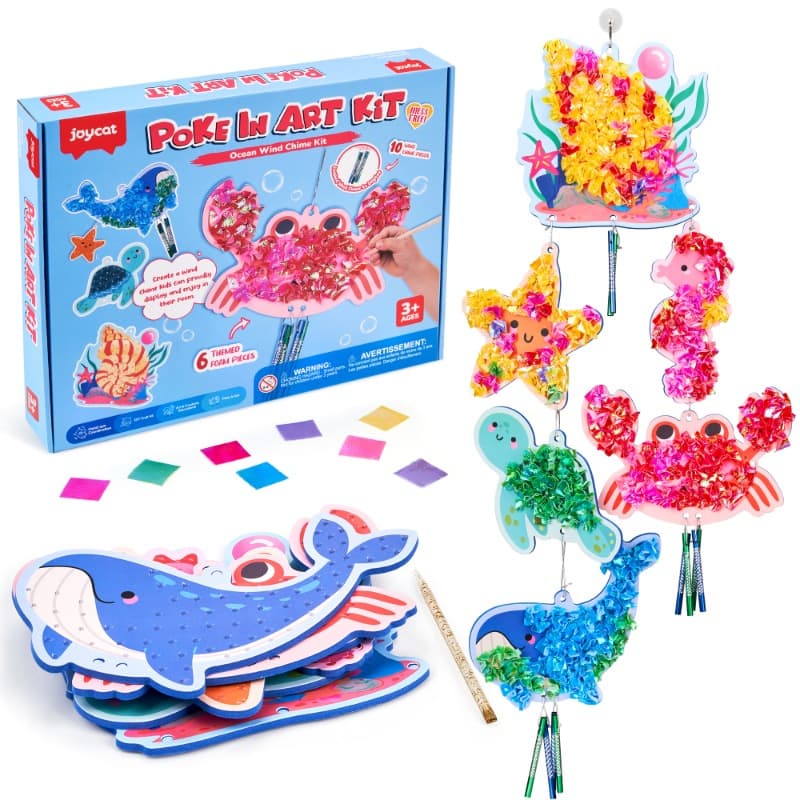 Joycat Ocean Wind Chime Craft Kit Diy Foam Craft Toy for Kids