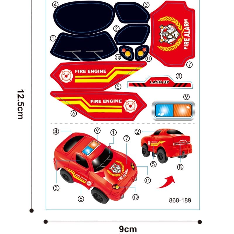 Fire Protection Variable Rail Car 160 Pcs thumbnail 2
