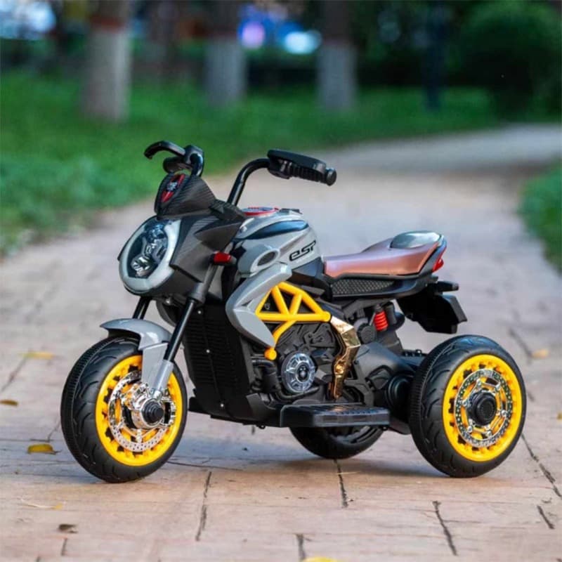 Tobbi Kids Electric Motorcycle 6V Yellow thumbnail 2