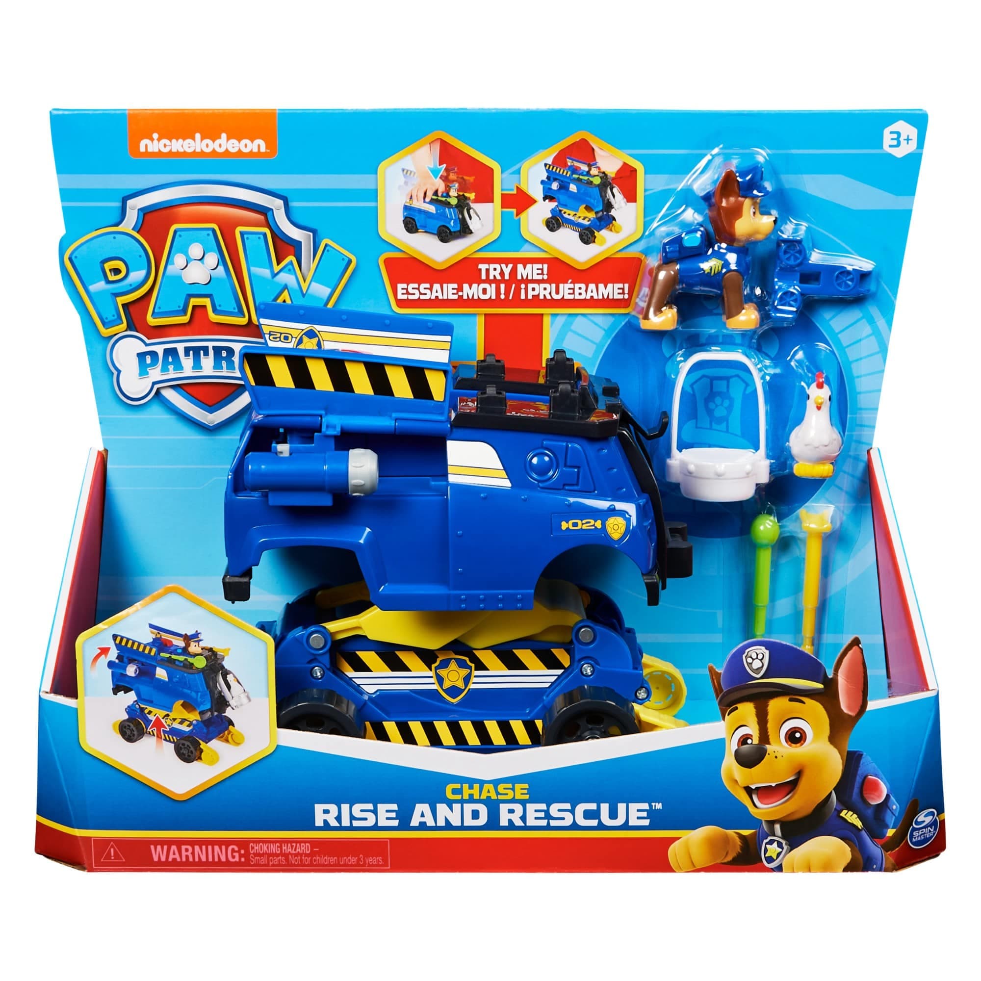 Paw Patrol Rise and Rescue Transforming Vehicle - Chase