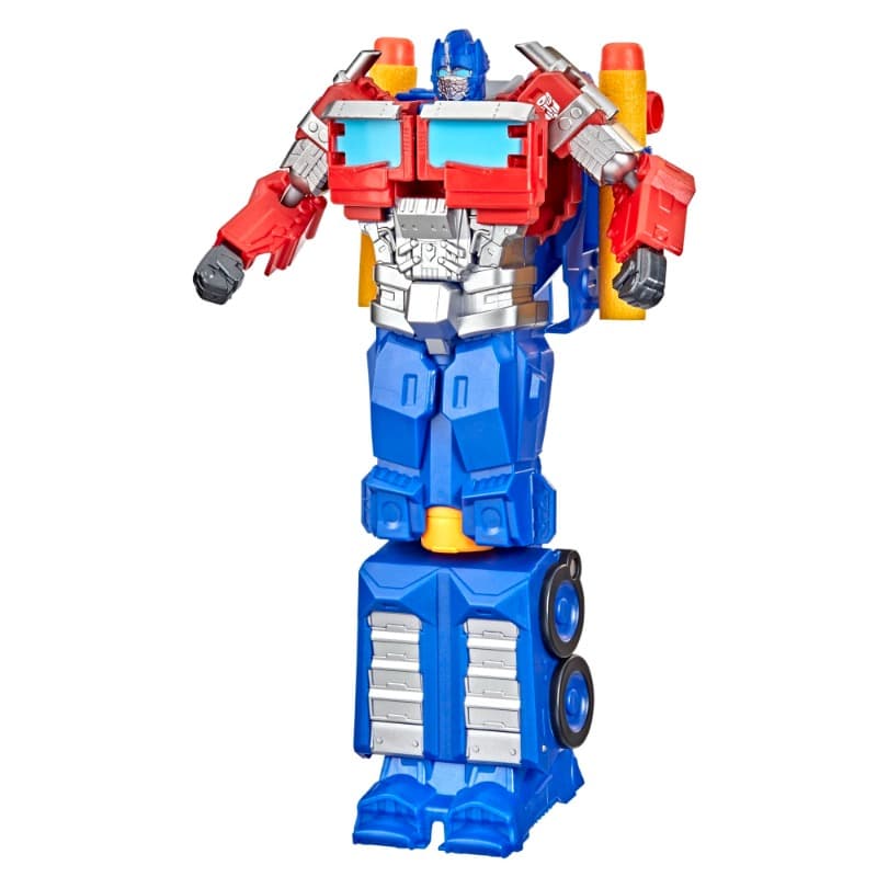 Transformers Rise of the Beasts Movie 2 In 1 Optimus Prime Blaster 7 Inch thumbnail 2