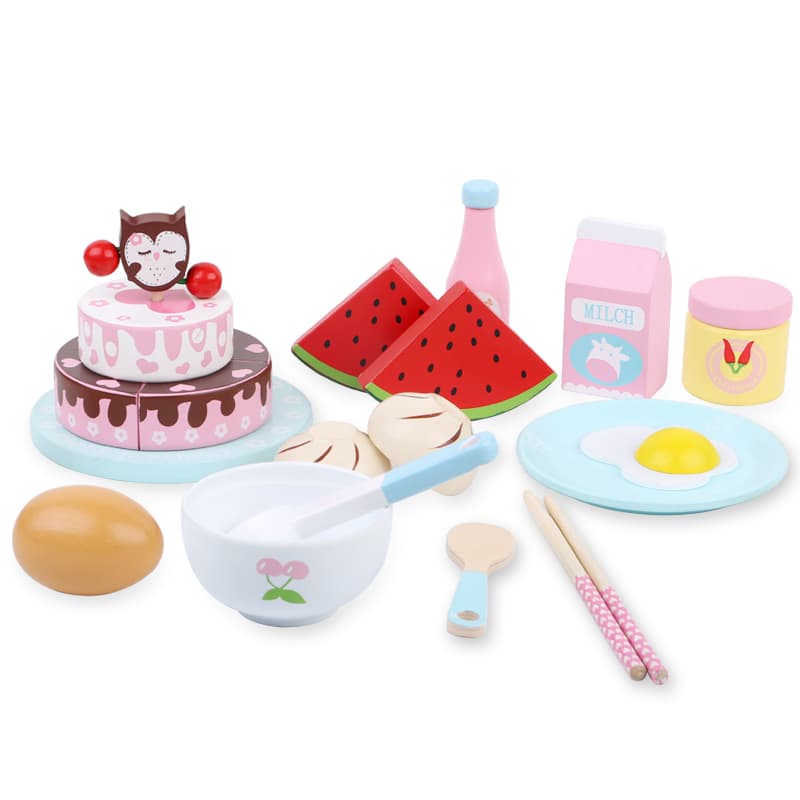 Wooden Breakfast Set - 18Pcs