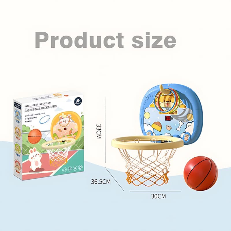 Beluckier Upgraded 2 In 1 Basketball Backboard - Blue thumbnail 3