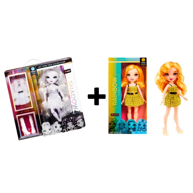 Bundle Rainbow High Shadow Natasha Zima Doll + Sheryl Meyer Doll