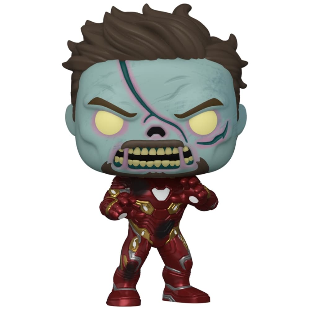 Funko Pop Marvel What If S2 - Zombie Iron Man GW Exc thumbnail 2