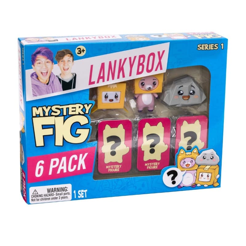 Lankybox Mystery Figures 6 Pack