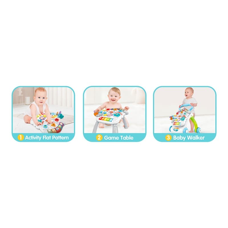 Sanjiao 3-in-1 Multifunctional Baby Walker thumbnail 4