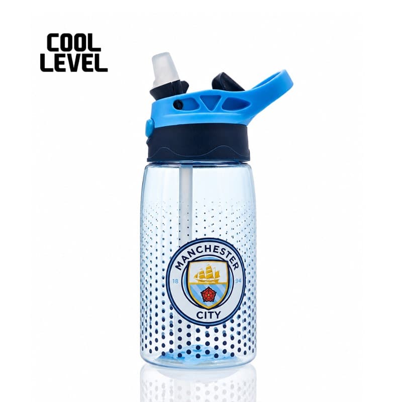 Cool Level 550ml Plastic Spray Water Bottle Blue