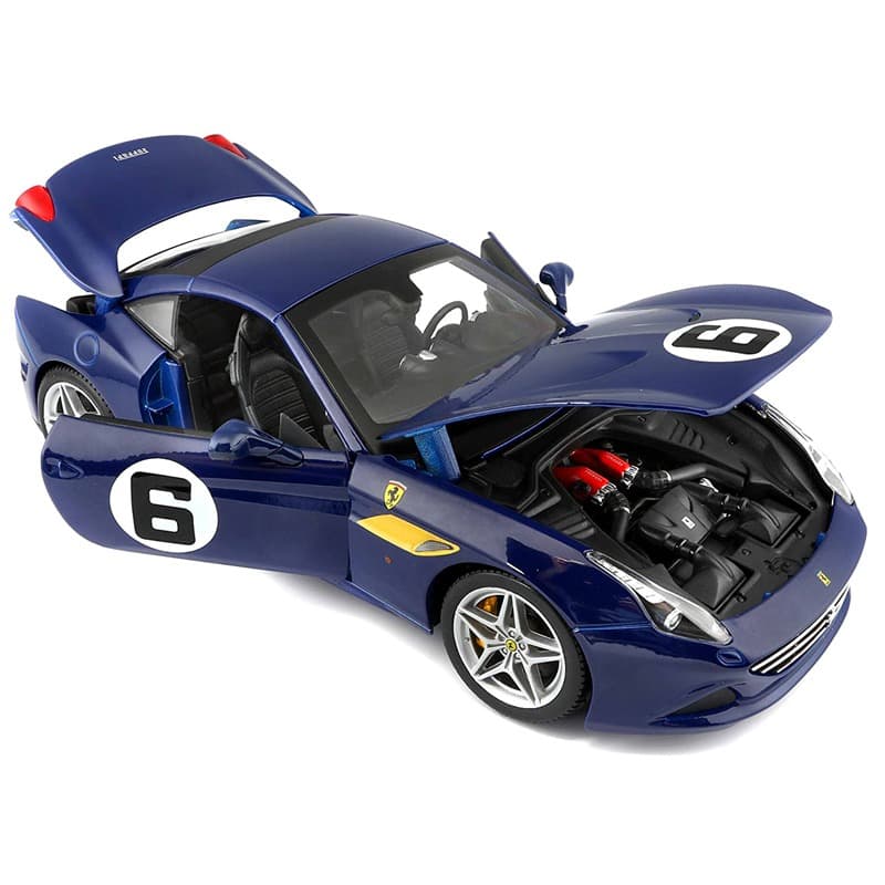 Bburago - Ferrari California T Blue Sunoco thumbnail 4