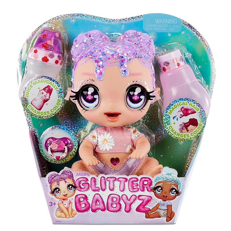 Glitter Babyz Lila Wild Boom Baby Doll