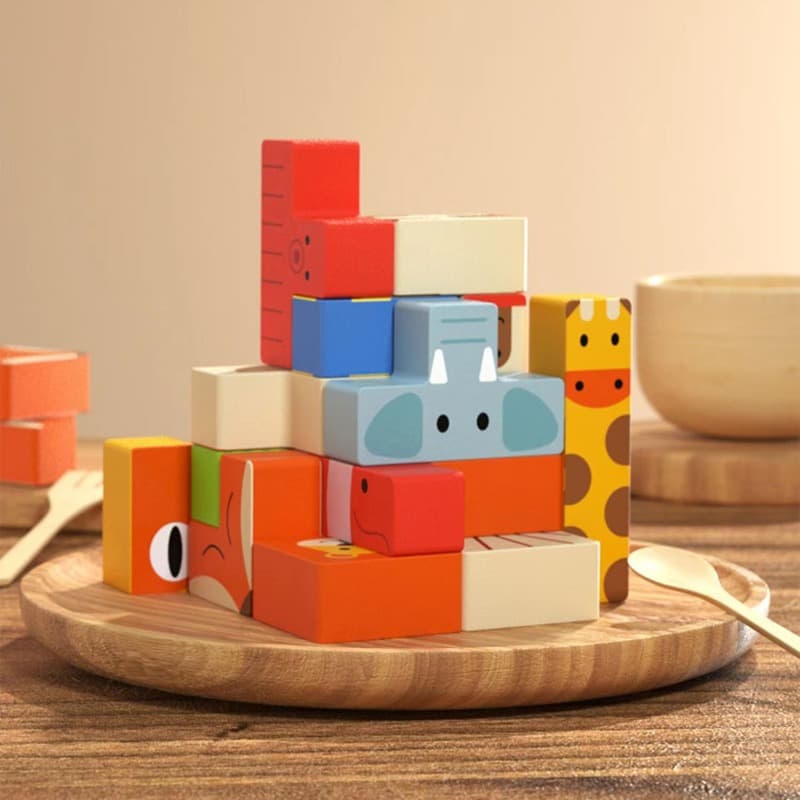 Animal Tetris Puzzel - 27 Pcs thumbnail 3