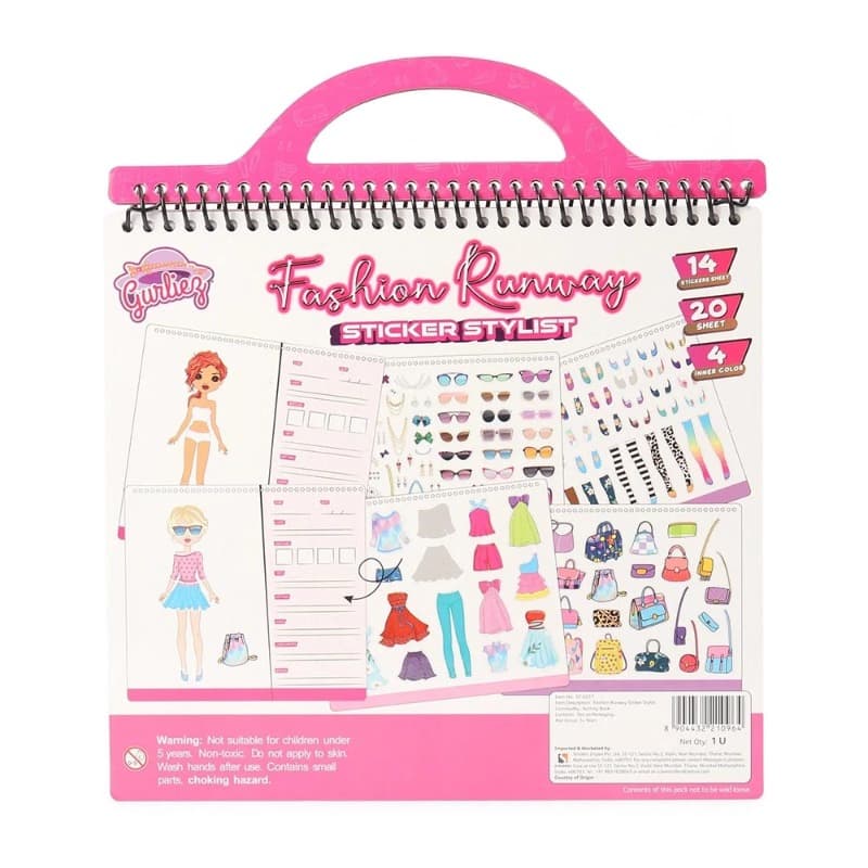 Striders Fashion Runway Sticker Stylist - 20 Sheet thumbnail 2