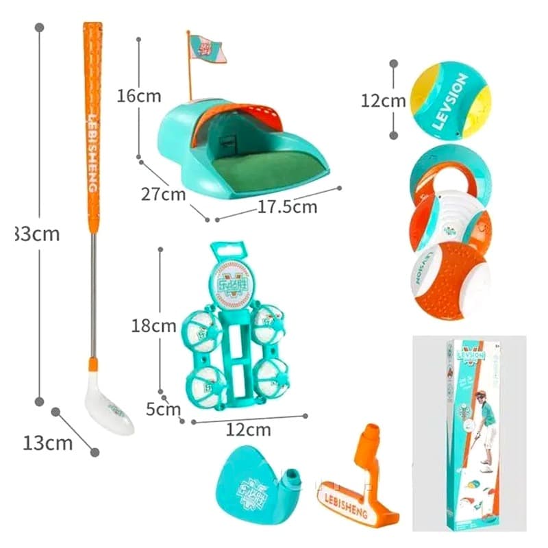 Golf Play Set With Solid Ball thumbnail 2