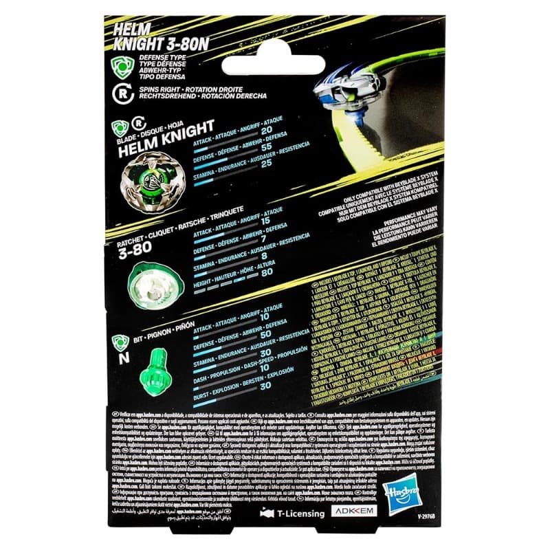 Beyblade X Helm Knight 3-80N Starter Pack Set thumbnail 4