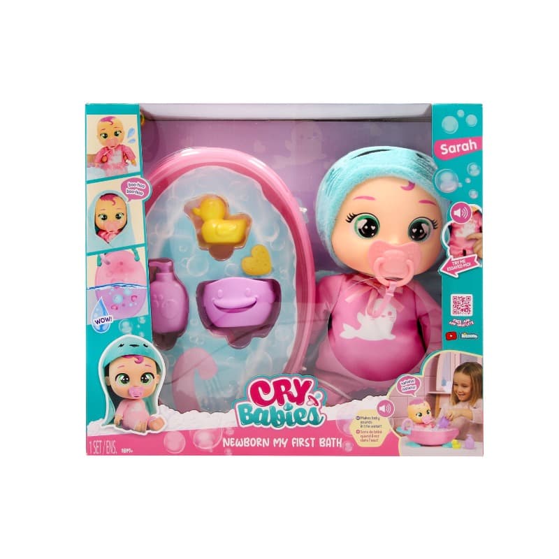 Cry Babies Sarah - My First Bath Doll