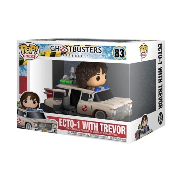 Funko Pop Rides Movies Ghostbusters Afterlife - Ecto-1 W Trevor thumbnail 2