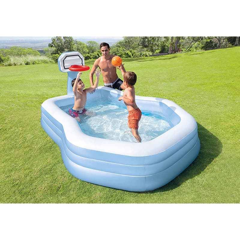 Intex Swim Center Shootin Hoops Family Pool thumbnail 2