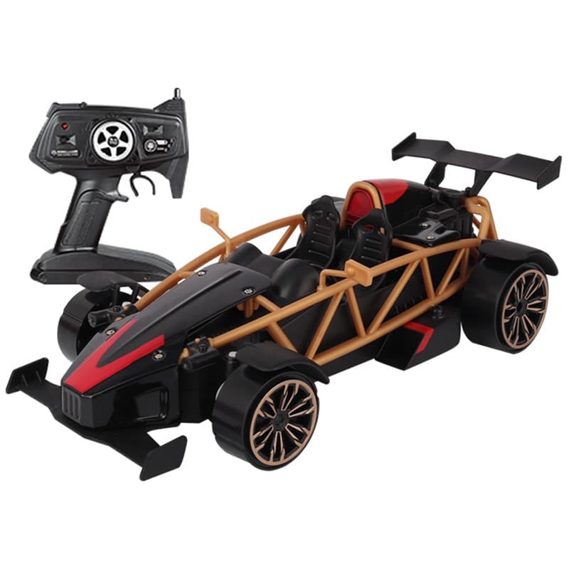 MZ RC 1:12 Die Cast Mist Spray Racing Car Black thumbnail 2