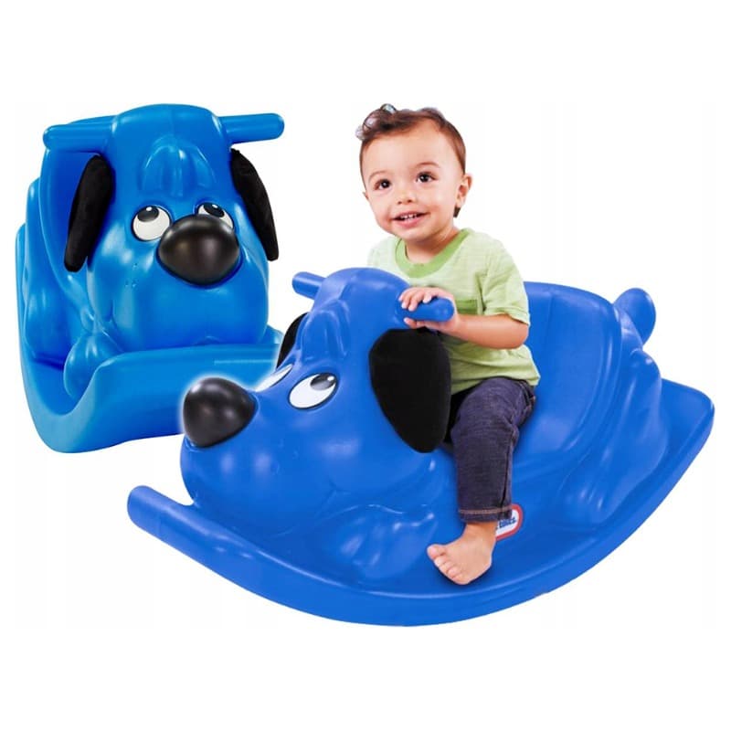 Little Tikes Rocking Puppy Ride On - Blue thumbnail 2