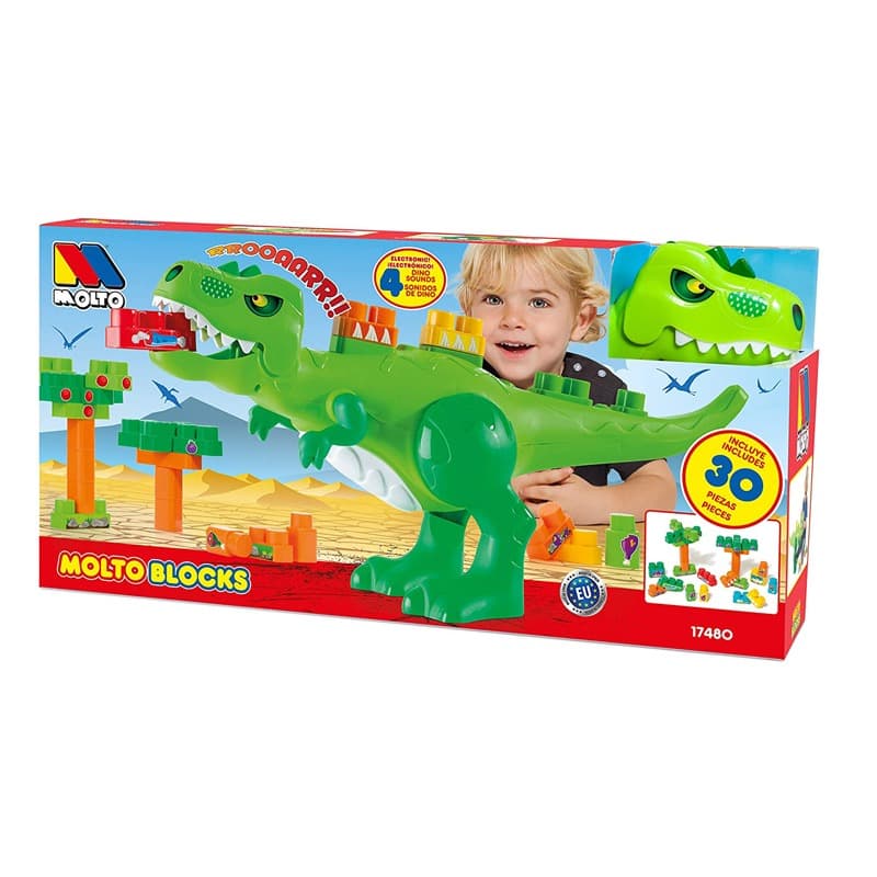 Molto Blocks Dino - 30 Pcs
