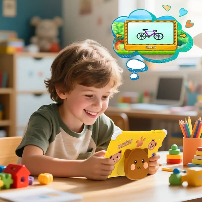 Kids Tablet 7 inches 4+128GB Yellow thumbnail 2