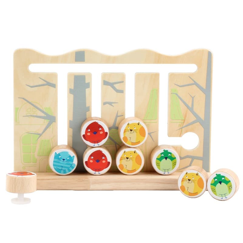 Lucy And Leo Wooden Birds And Cats Mosaic Game thumbnail 2