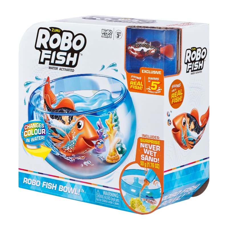 Robo Alive Robo Fish Bowl Robotic Playset