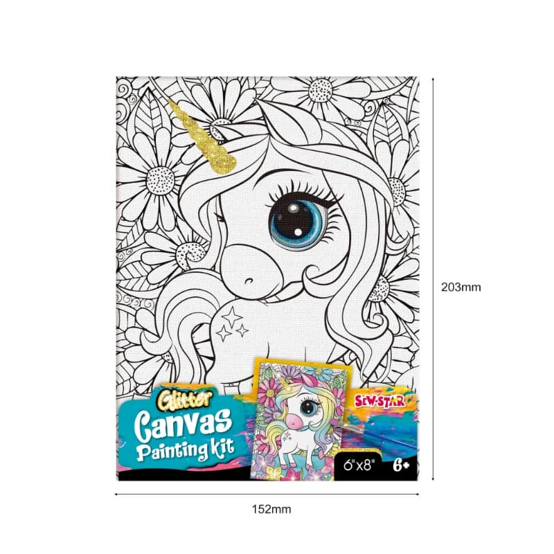 Sew Star Middle Canvas Art - Unicron thumbnail 2