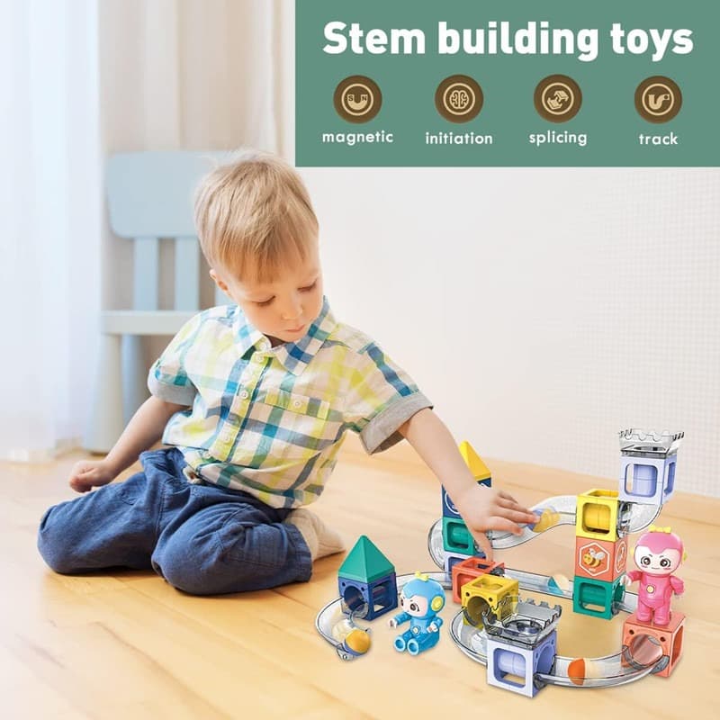 Dige Magnetic Marble Run Set - 38pcs thumbnail 4