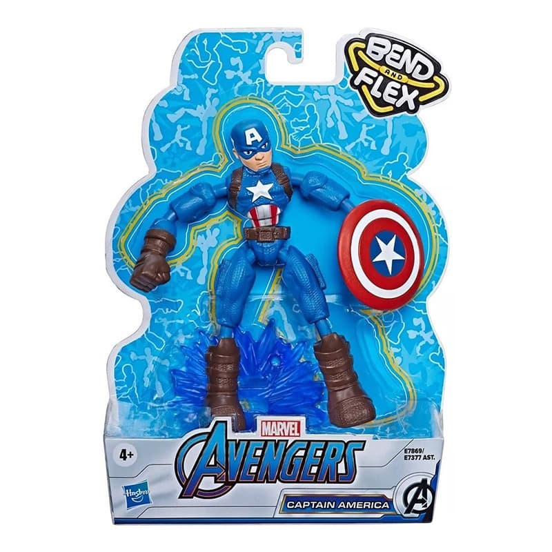 Marvel Avengers Bend And Flex Captain America Action Figure