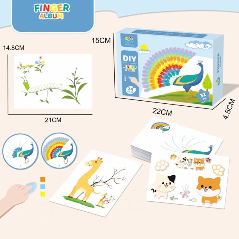 DIY Finger Album Coloring Kit thumbnail 2