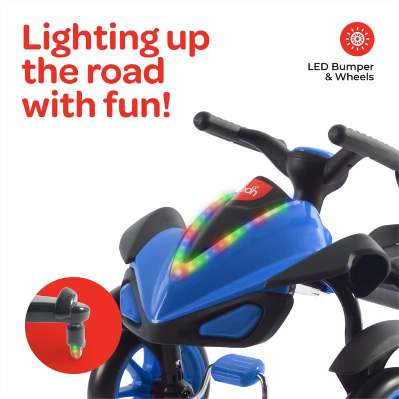 Moon Drifter Drift 4 Wheel Bike - Blue thumbnail 5