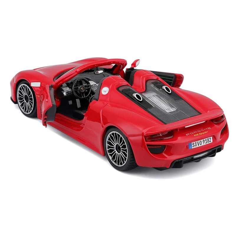 Bburago Porsche 918 Spyder - Red thumbnail 4