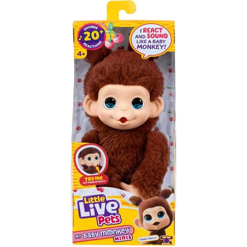 Little Live Pets My Baby Monkey Minis Chikki Cherry Single Pack