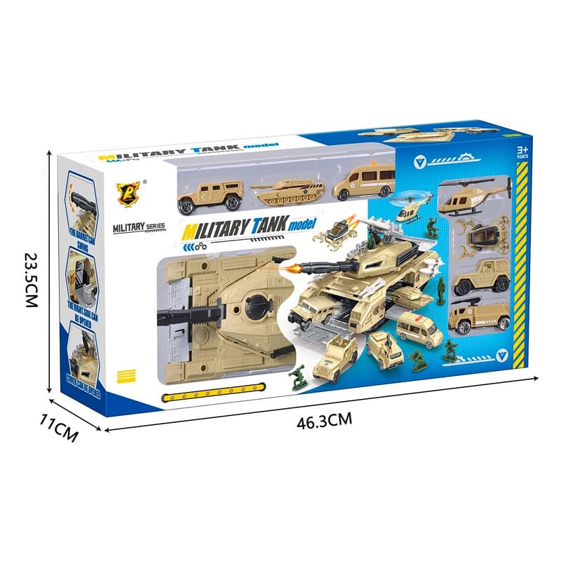 Military Tank Parking Lot Playset thumbnail 3