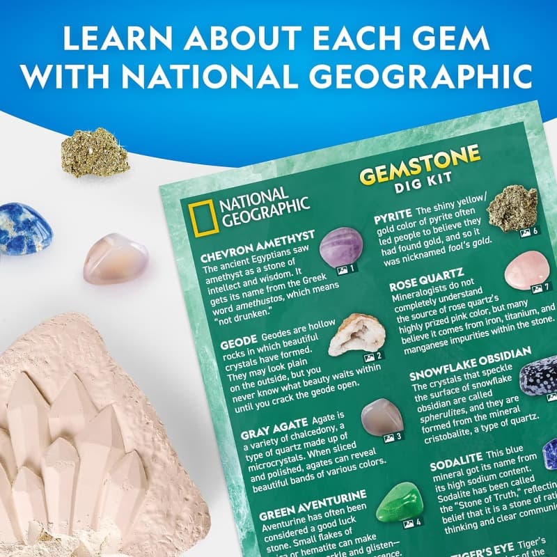 National Geographic Gemstone Dig Kit thumbnail 3