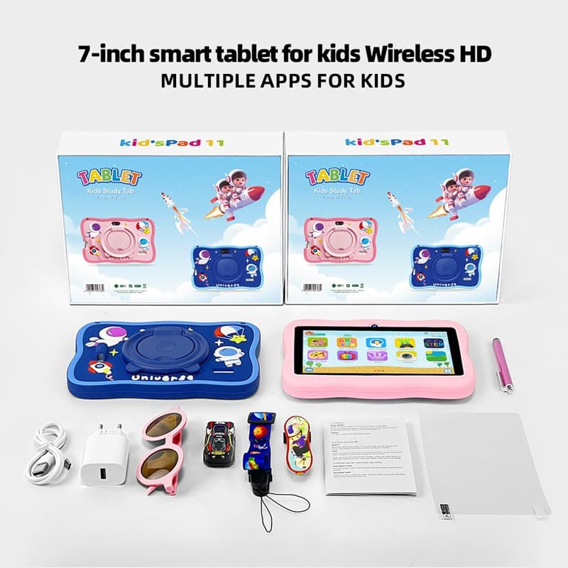 Kids Tablet 6.95 inches 4+128GB Pink thumbnail 4