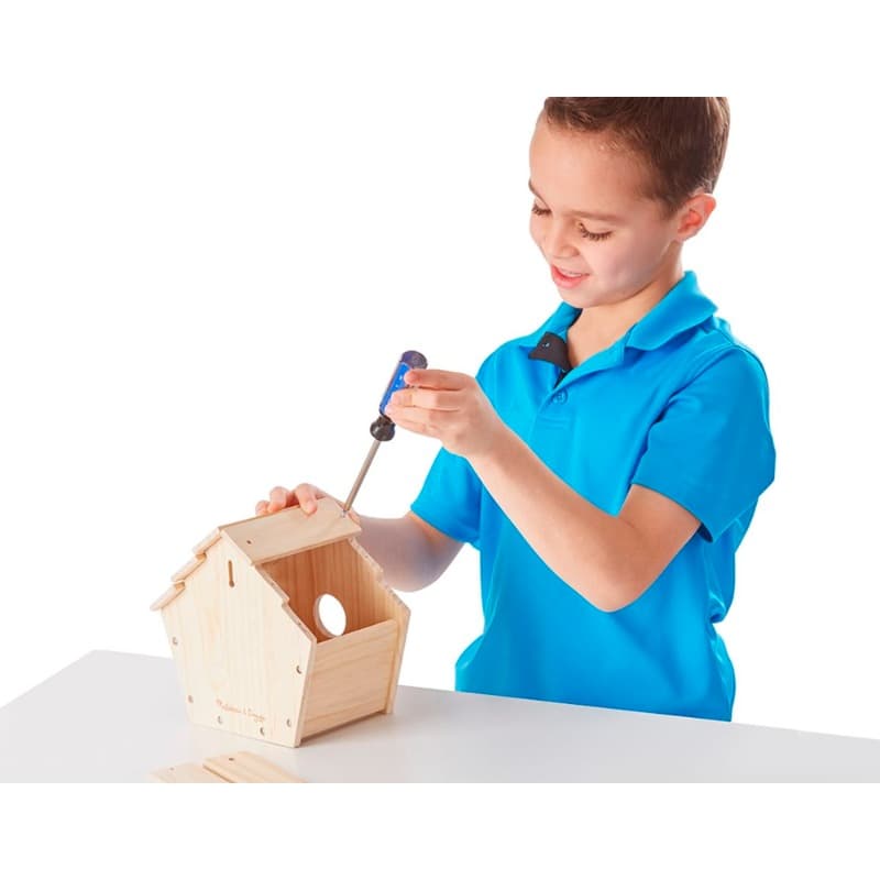 Melissa And Doug Created By Me Birdhouse Wooden Craft Kit thumbnail 3