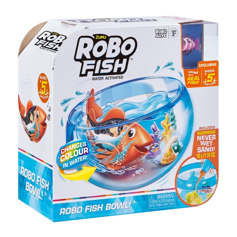 Robo Alive Robo Fish Bowl Robotic Playset thumbnail 3