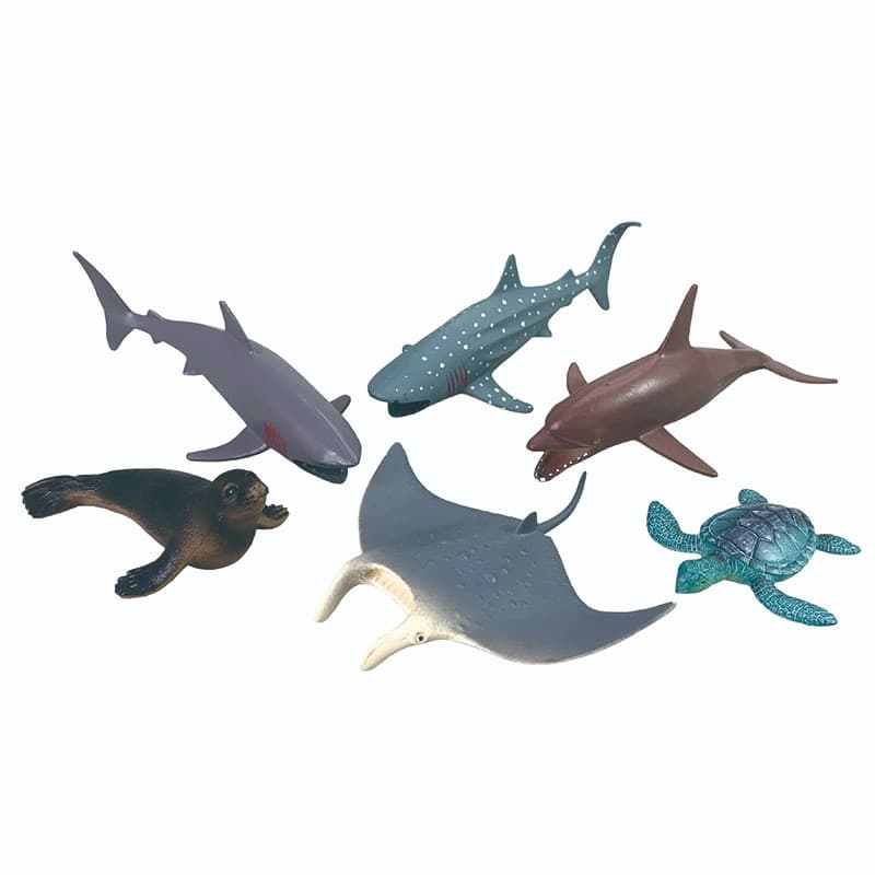 Wenno Ocean Animals Playset - 6 Pcs thumbnail 2