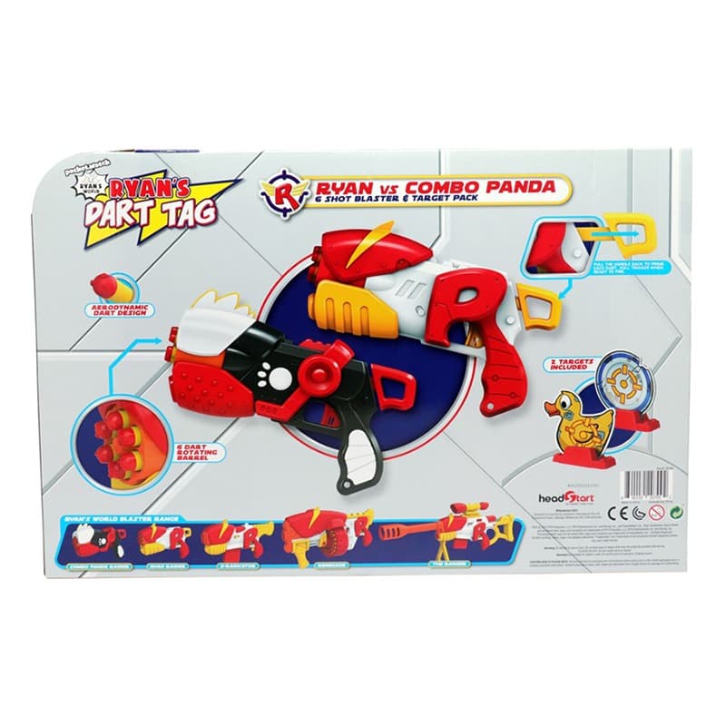 Ryans World Dart Tag Ryan vs Combo Panda Blaster 2 Pcs thumbnail 4